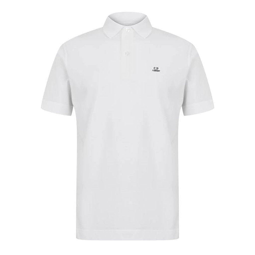 CP Company Polo - Short Sleeve - White